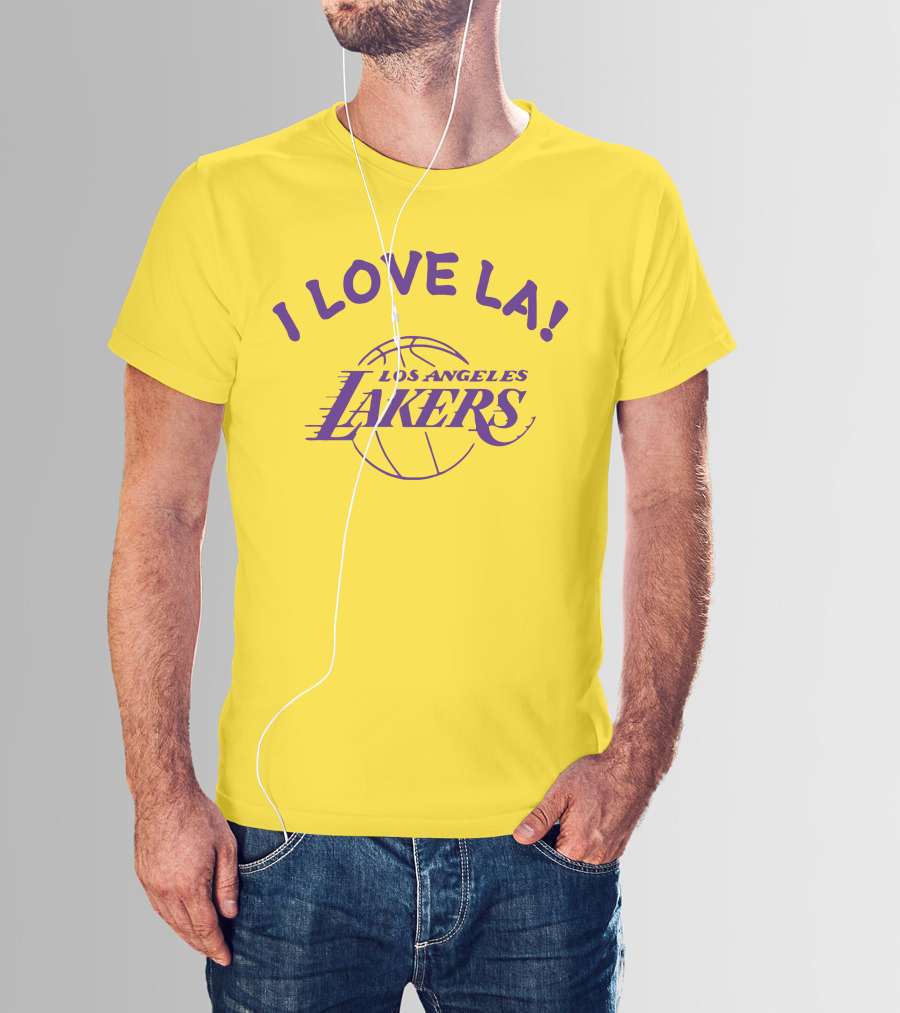 I Love LA Los Angeles Lakers Basketball T-Shirt