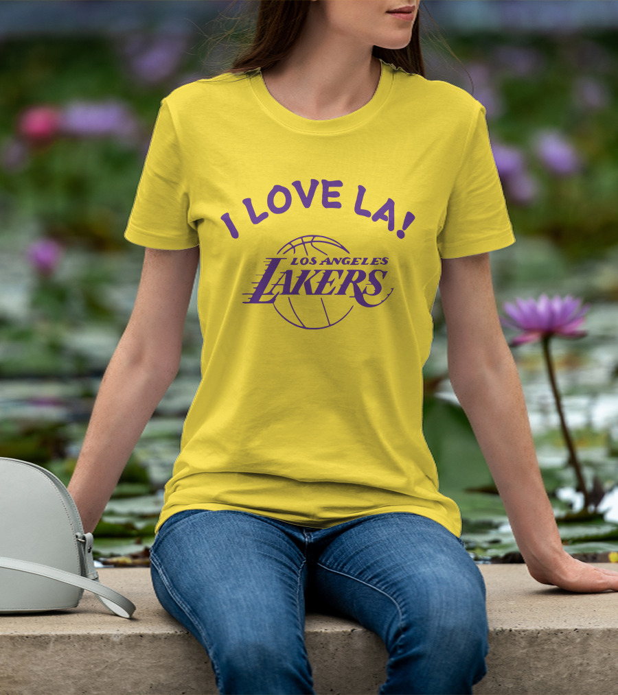 I Love LA Los Angeles Lakers Basketball T-Shirt