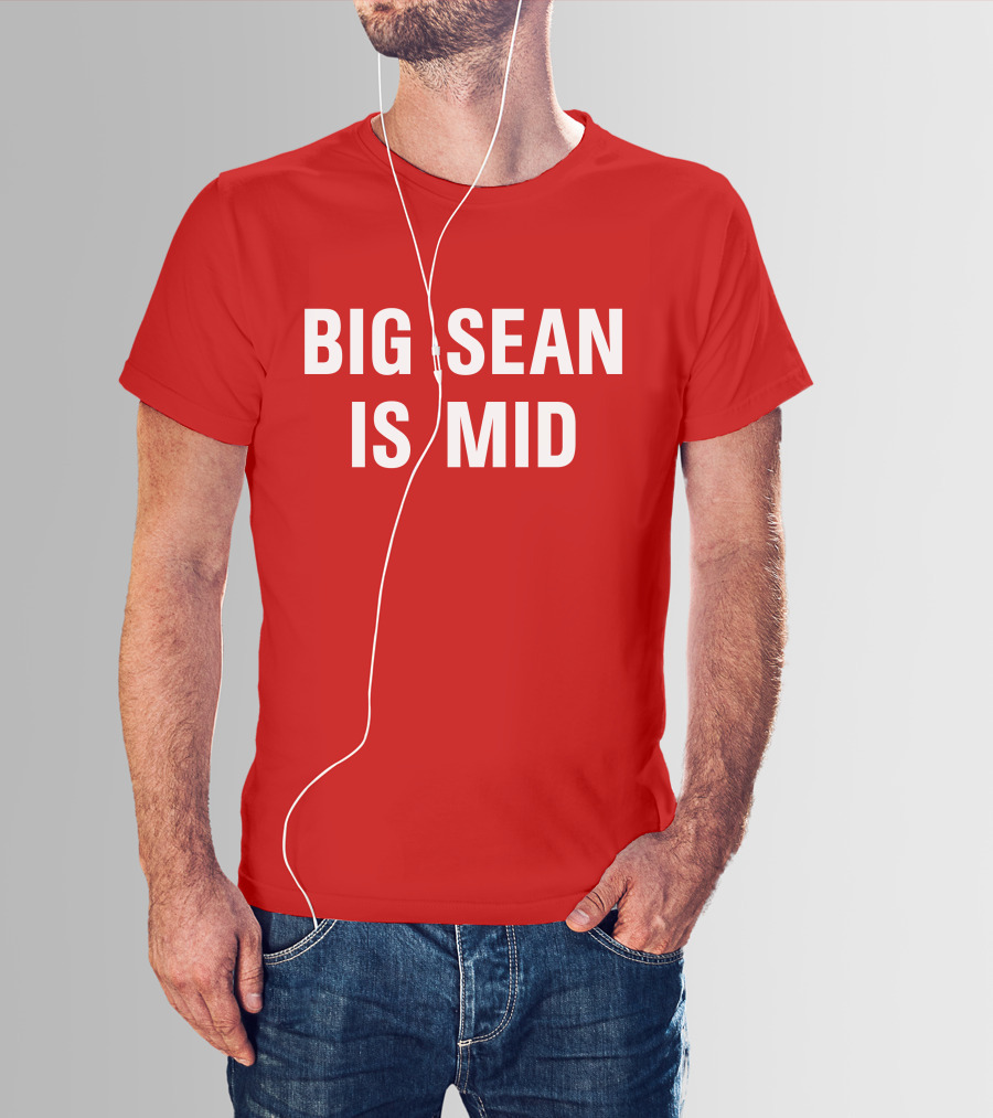 Big Sean Is Mid Statement In T-Shirt