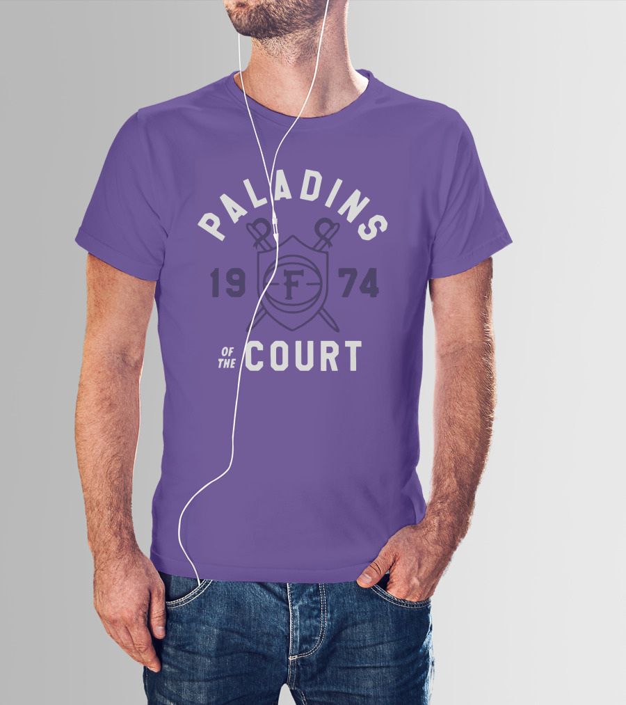 Paladins Of The Court 1974 F Shield Emblem T-Shirt