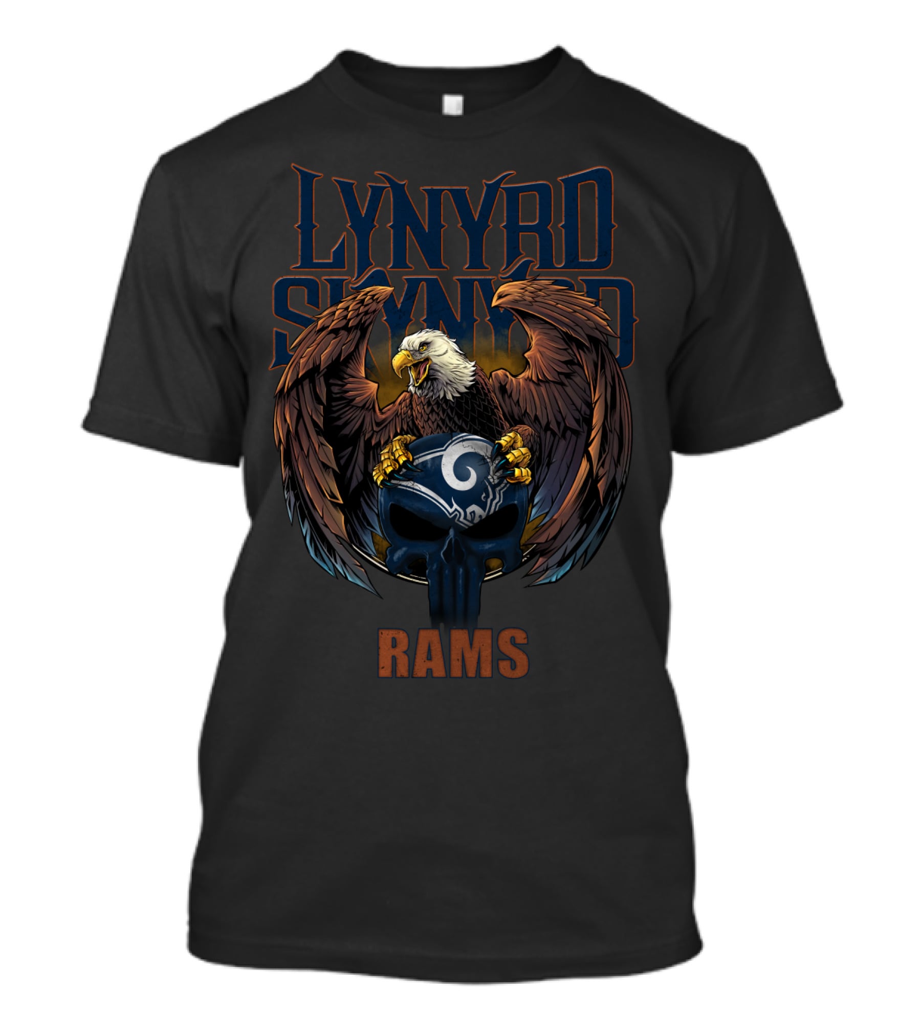 Lynyrd Skynyrd Rams Eagle And Skull T-Shirt