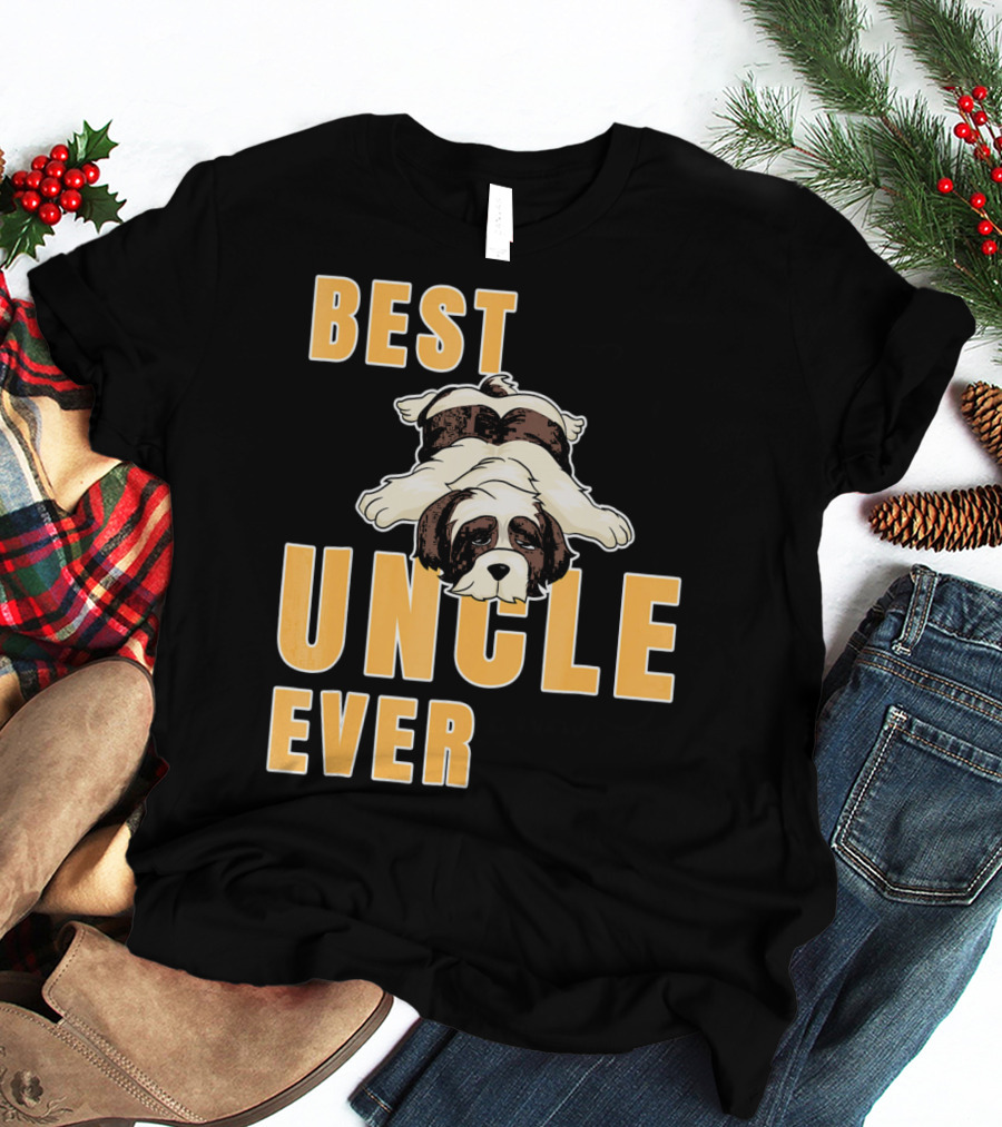Best Shih Tzu Uncle Ever Dog T-Shirt