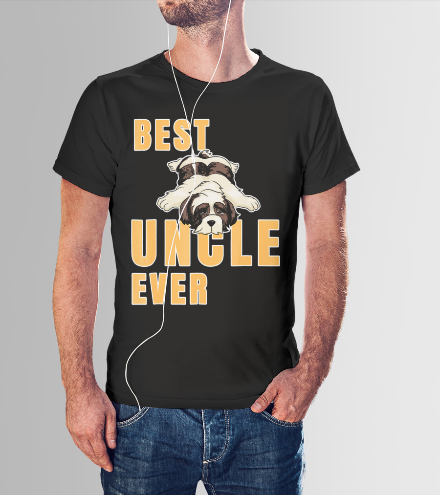 Best Shih Tzu Uncle Ever Dog T-Shirt