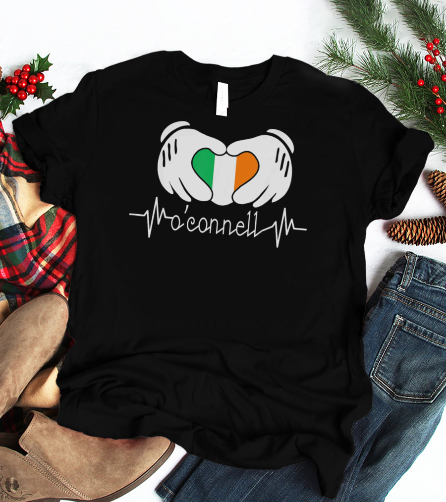 Irish Heartbeat O'Connell Hands Flag T-Shirt