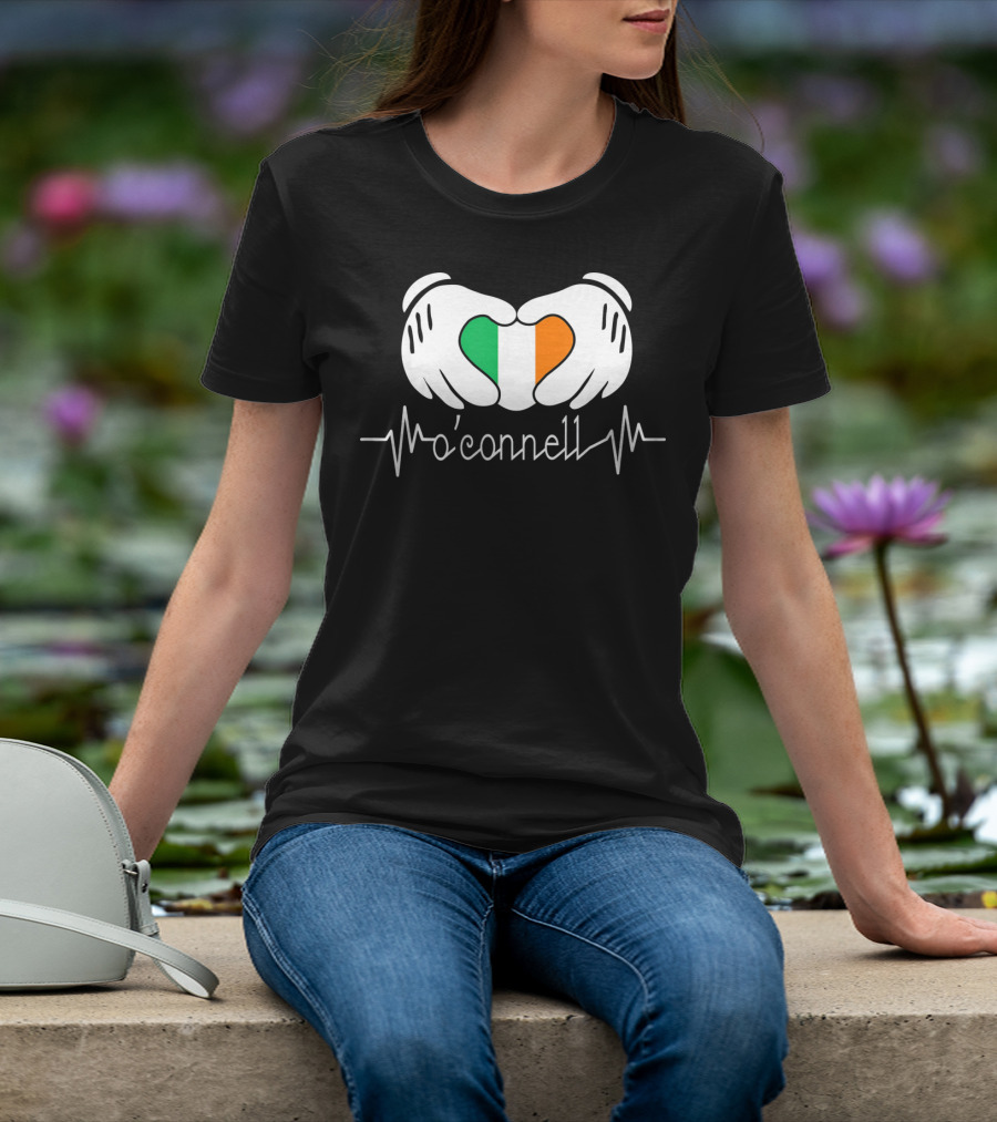 Irish Heartbeat O'Connell Hands Flag T-Shirt
