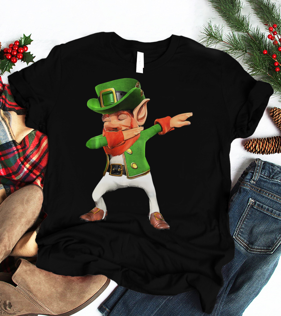 Dabbing Leprechaun St Patrick's Day T-Shirt