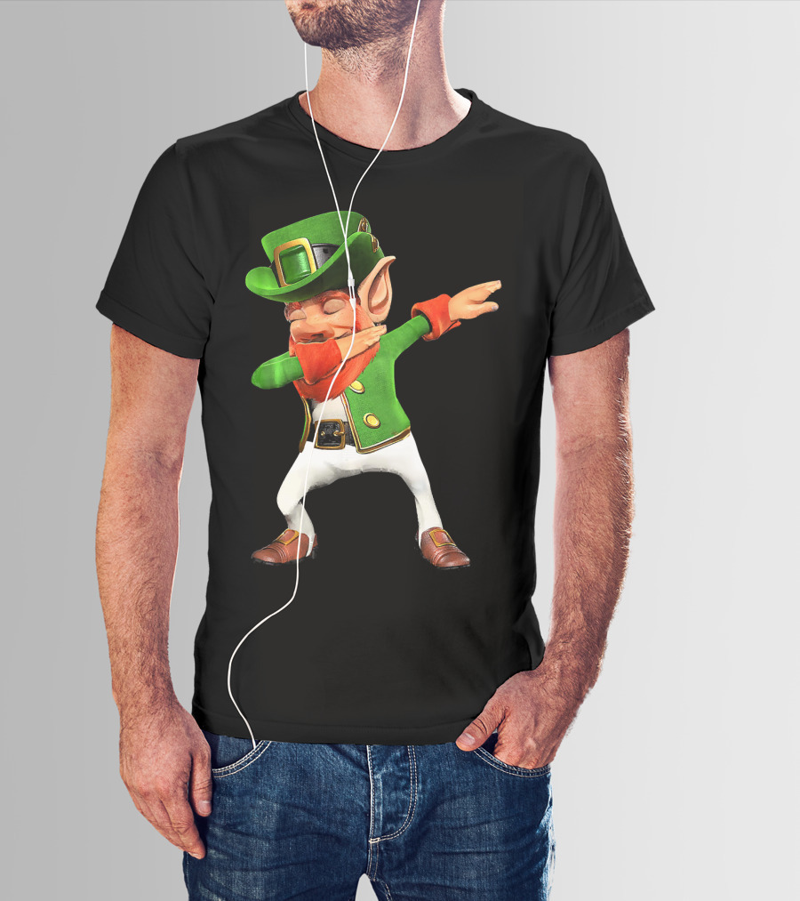 Dabbing Leprechaun St Patrick's Day T-Shirt
