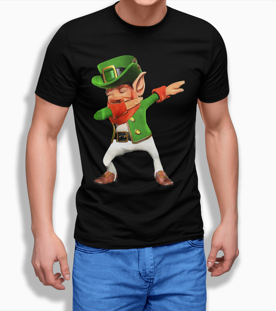 Dabbing Leprechaun St Patrick's Day T-Shirt