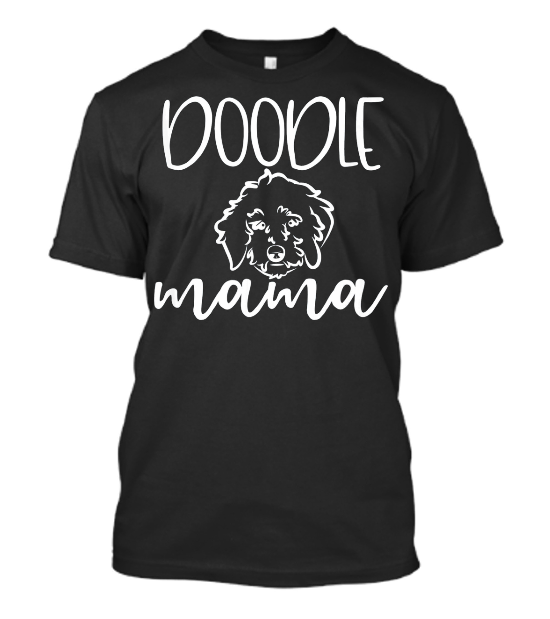 Doodle Mama Dog Mom GoldenDoodle Sketch T-Shirt