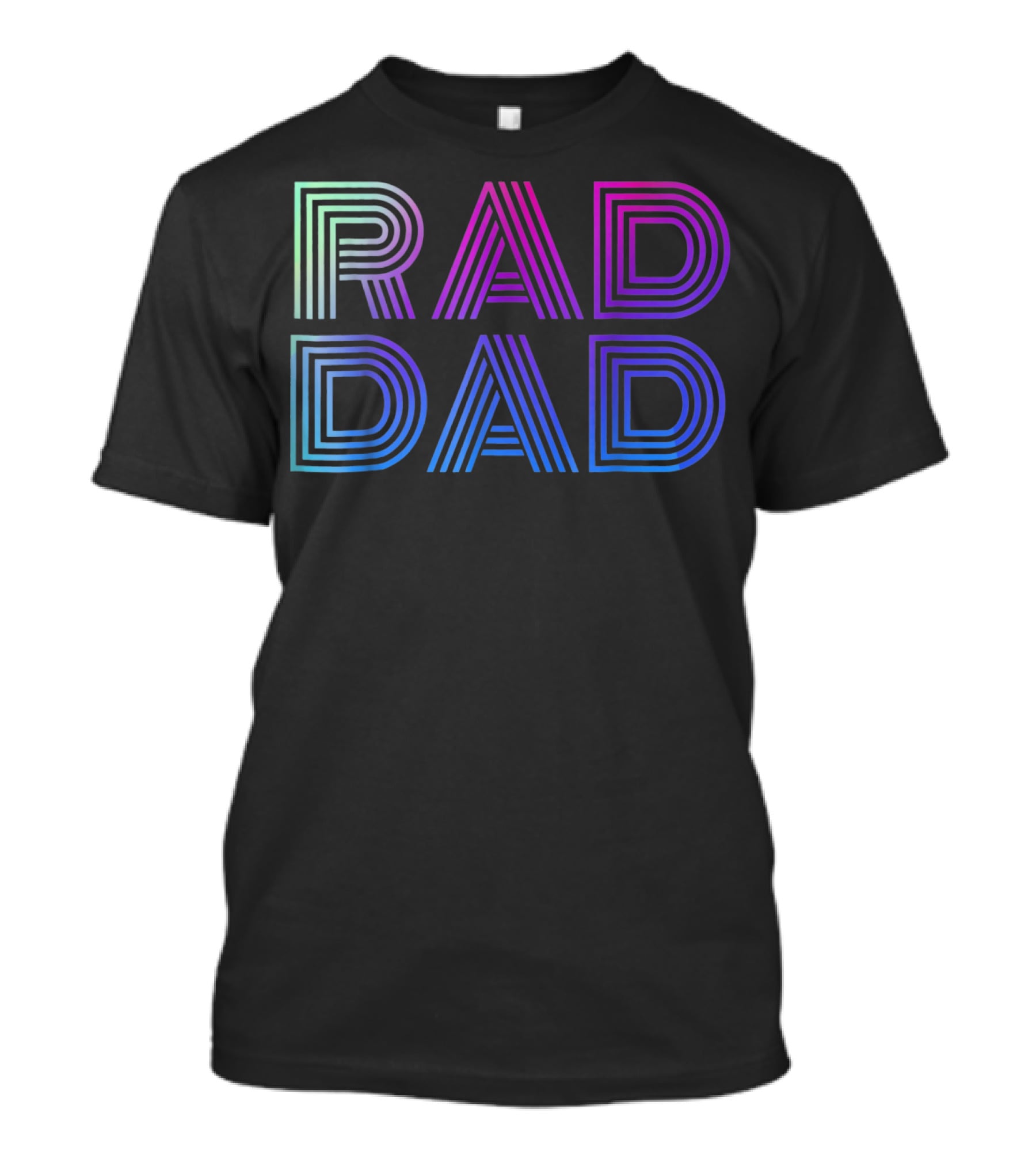 Rad Dad 1980s Mens T-Shirt