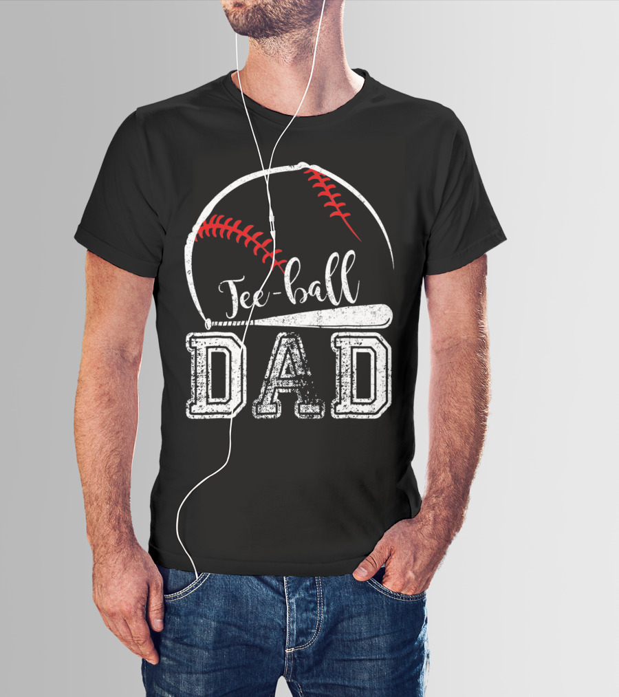 Tee-Ball Dad Mens Sport T-Shirt
