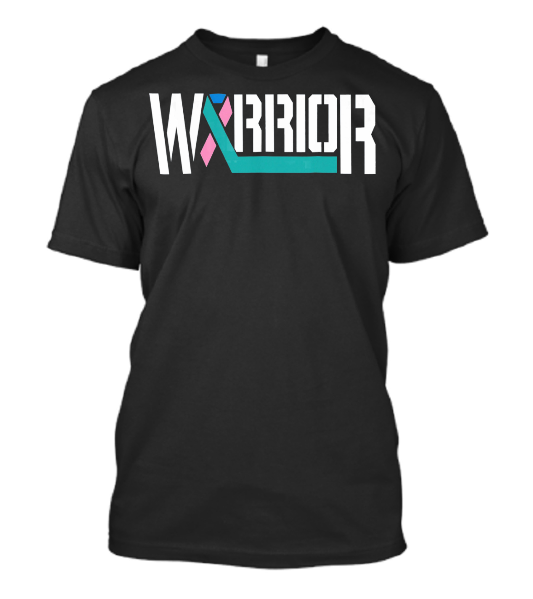 Thyroid Cancer Warrior Ribbon Motivation T-Shirt
