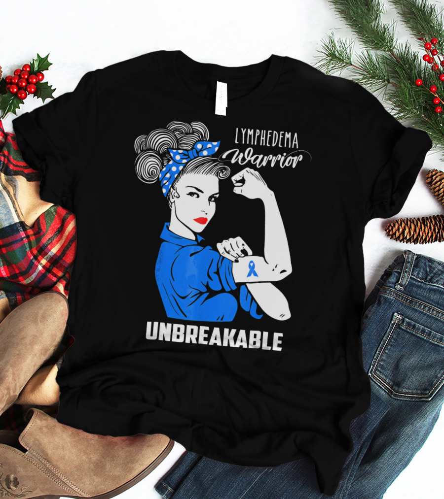 Lymphedema Awareness Warrior Unbreakable T-Shirt
