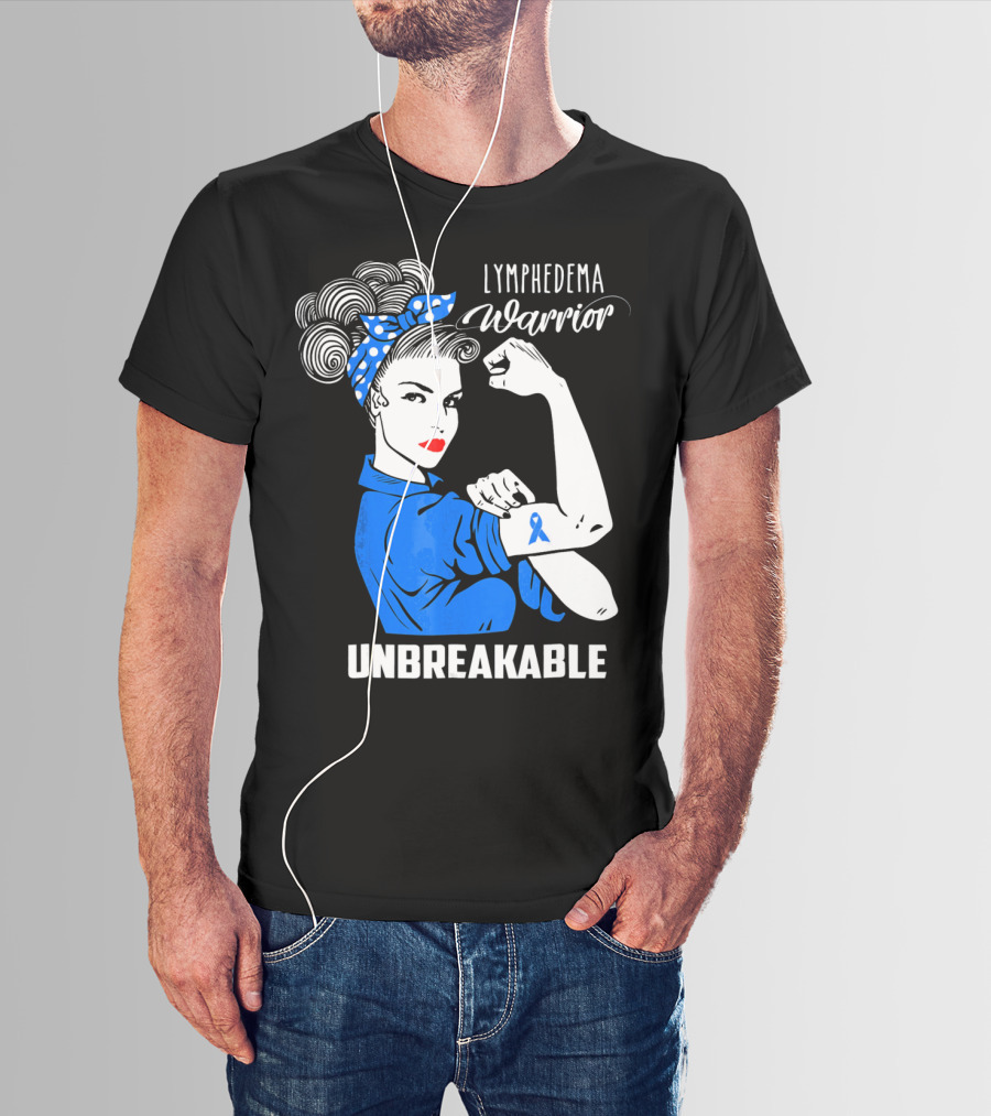 Lymphedema Awareness Warrior Unbreakable T-Shirt