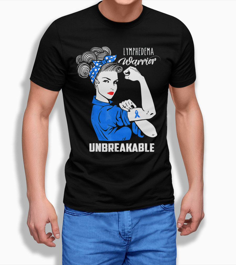 Lymphedema Awareness Warrior Unbreakable T-Shirt