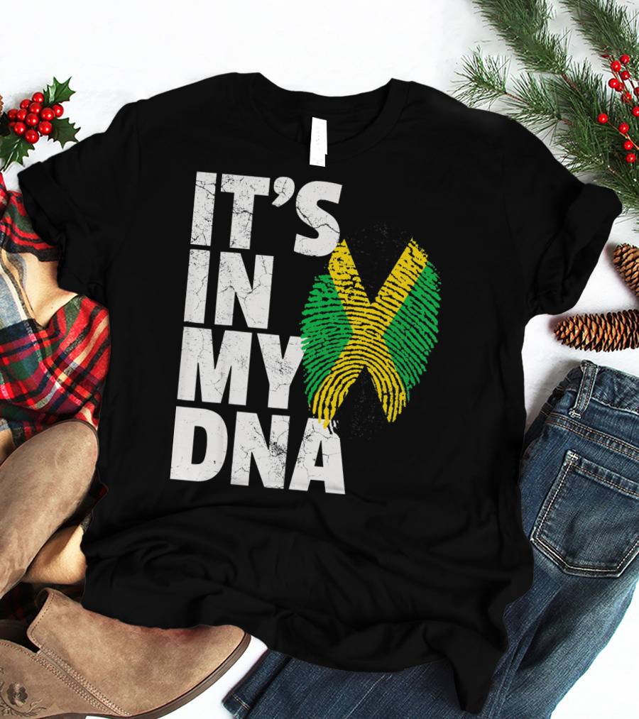 Jamaica Flag It's In My DNA Jamaican Pride Men T-Shirt
