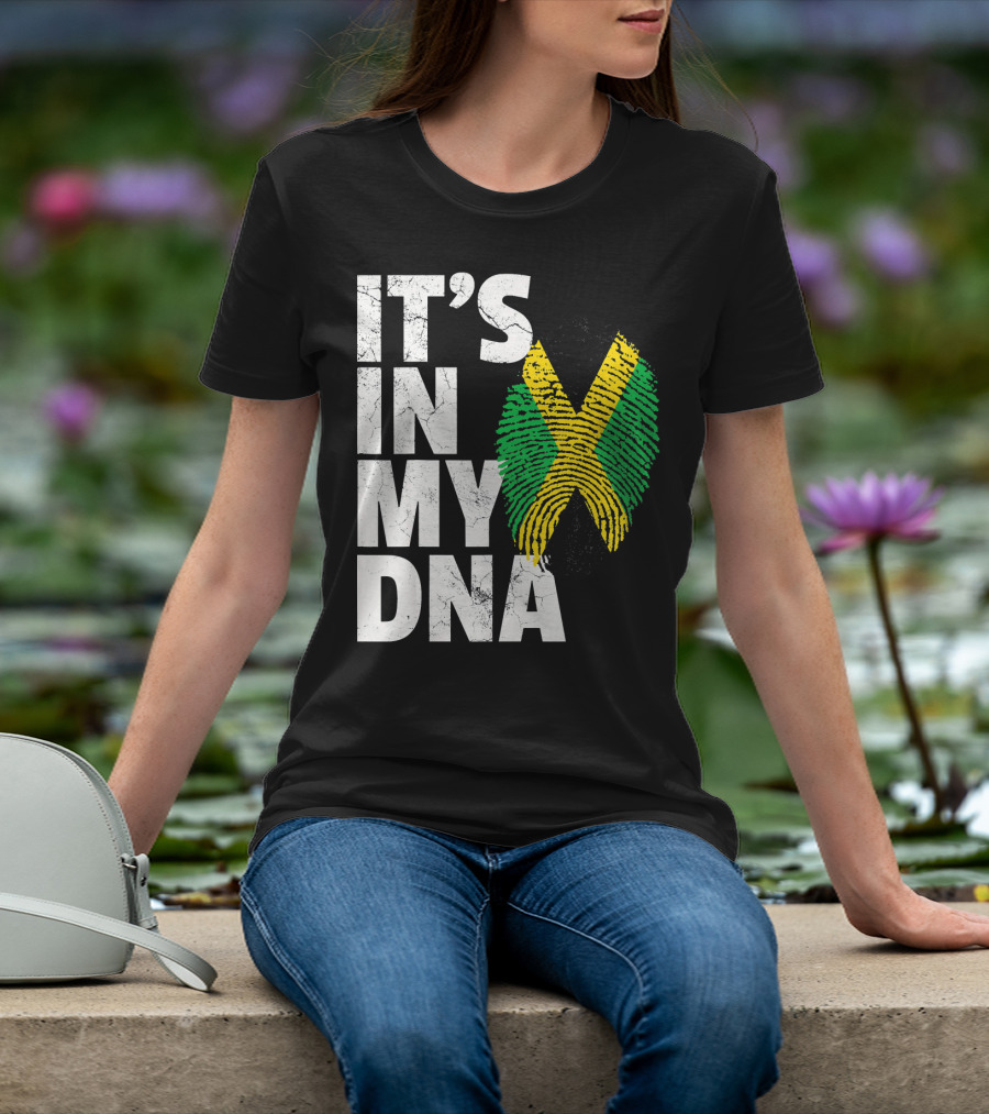 Jamaica Flag It's In My DNA Jamaican Pride Men T-Shirt