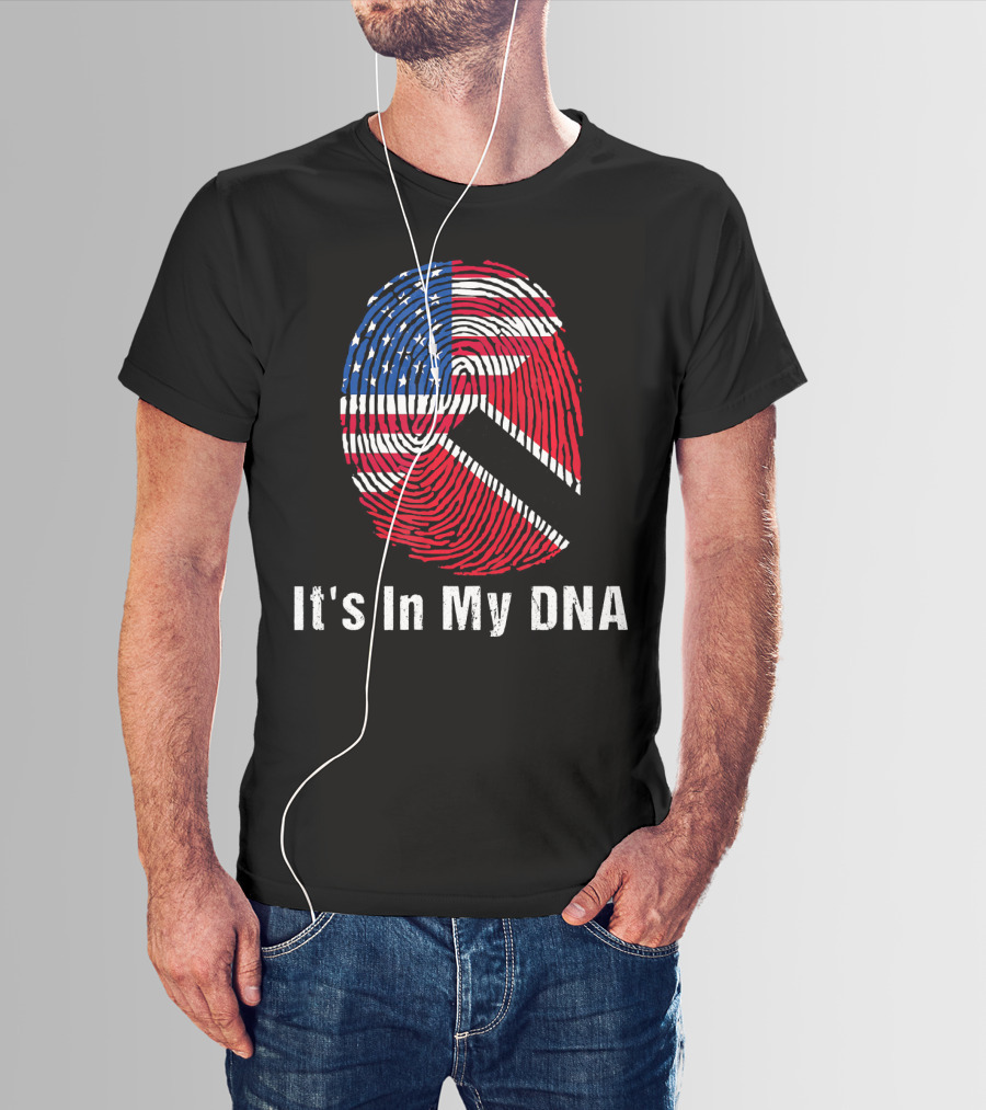 Trinidad And Tobago Flag USA Flag It's In My DNA T-Shirt