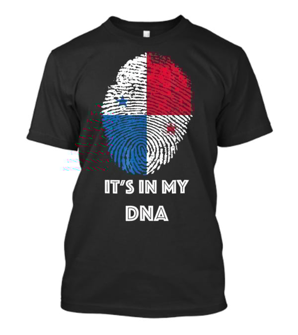 Panama Flag Fingerprint It's In My DNA T-Shirt