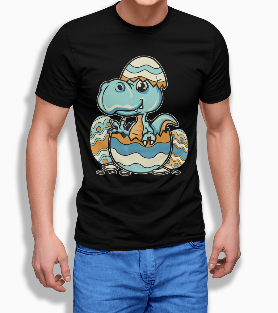 Dinosaur Hatchling in Easter Egg Delight T-Shirt