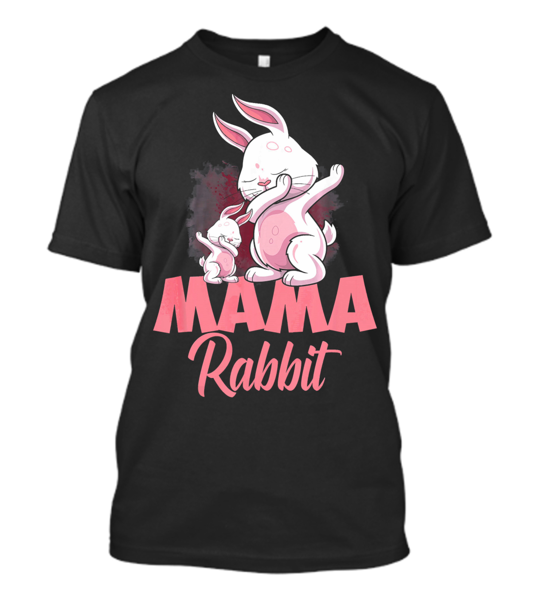 Mama Rabbit Matching Family Bunny Mama Rabbit T-Shirt