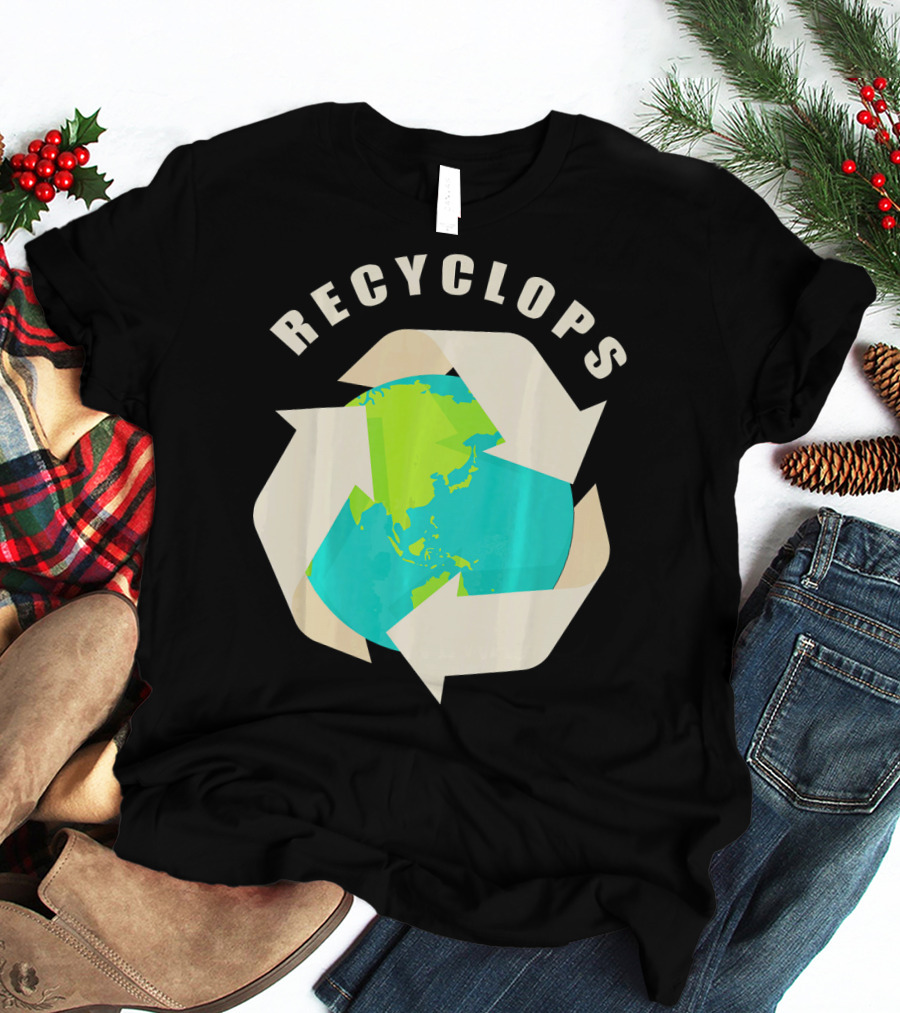Recyclops Earth Day Recycling T-Shirt