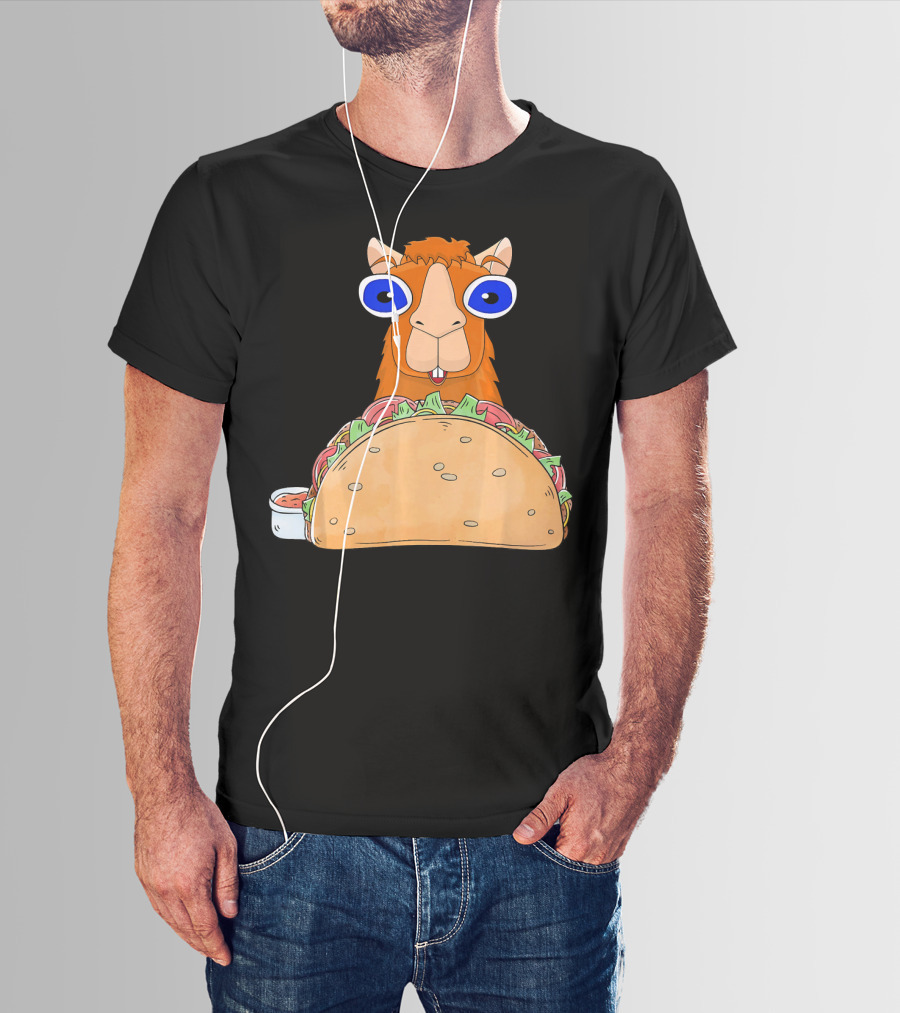 Llama Taco Lover Cinco De Mayo T-Shirt