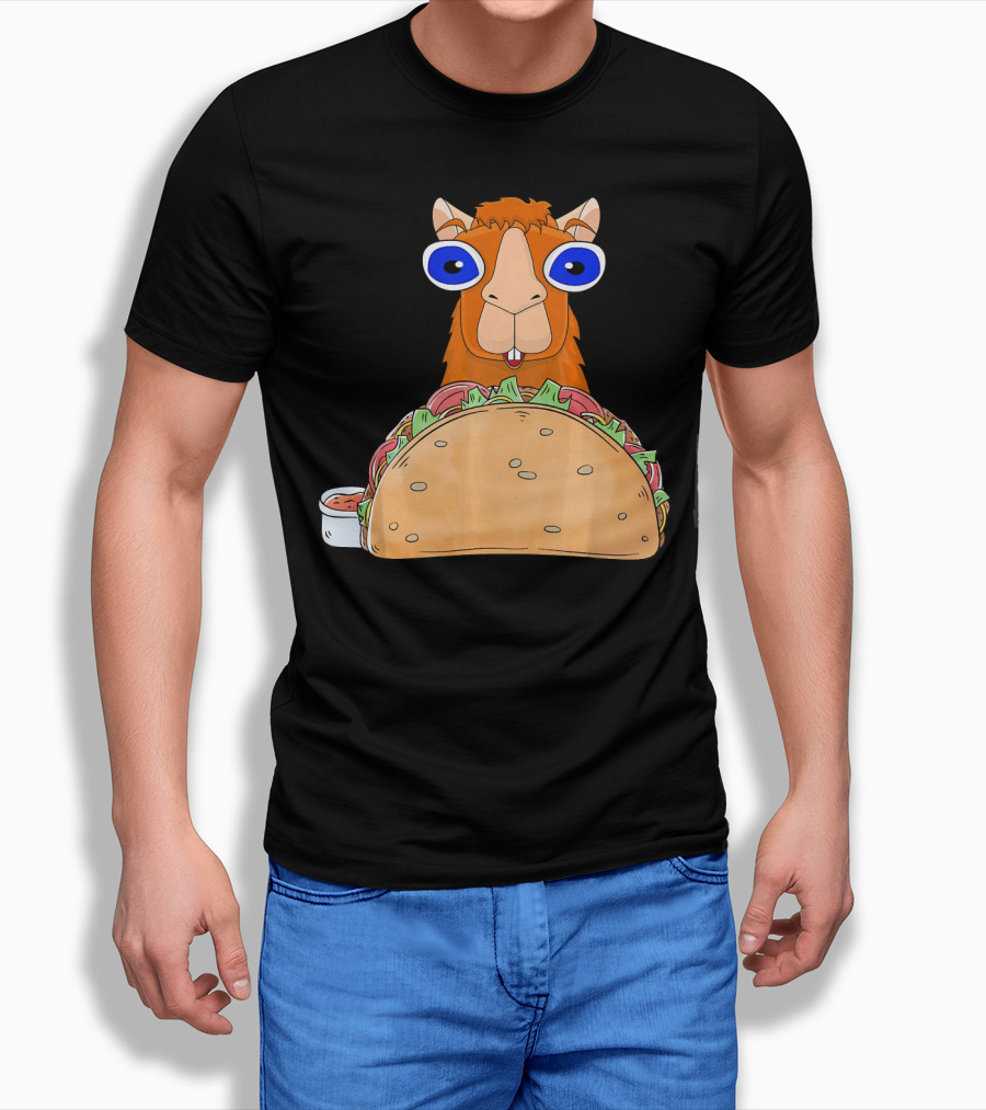 Llama Taco Lover Cinco de Mayo T-Shirt