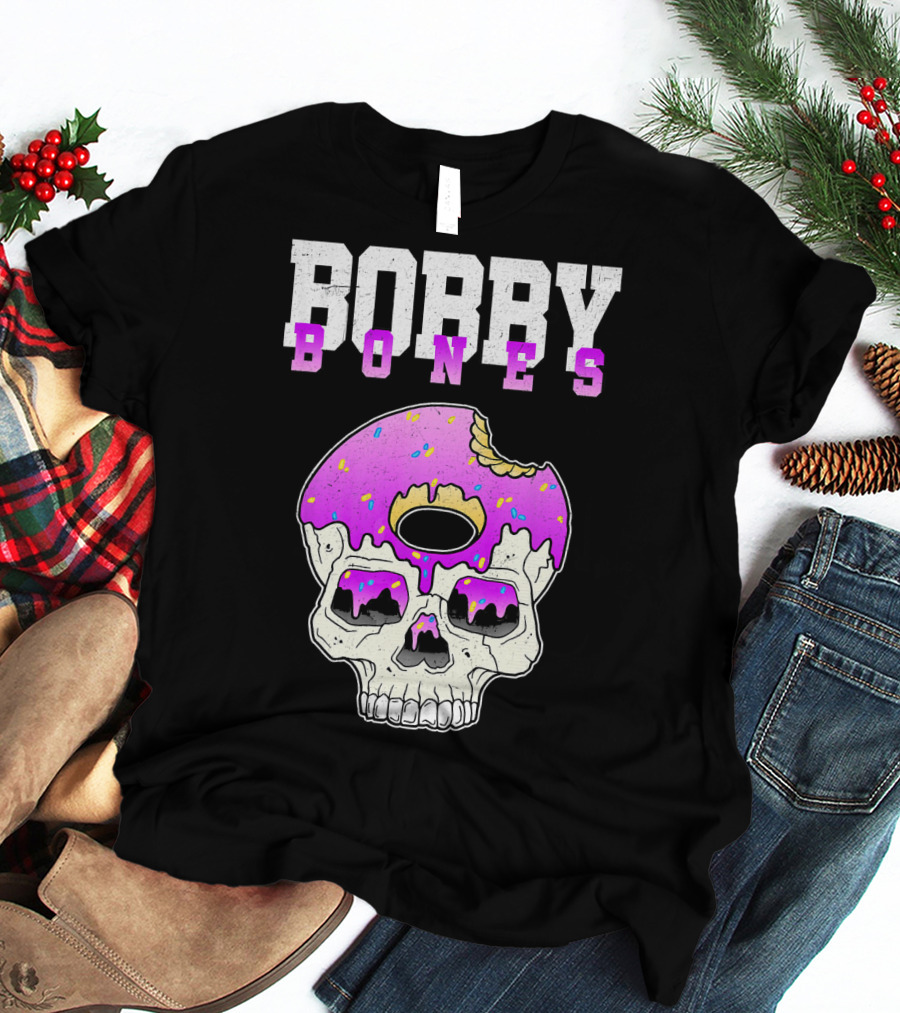 Bobby Bones Skull Donut Pink Sweet Death T-Shirt