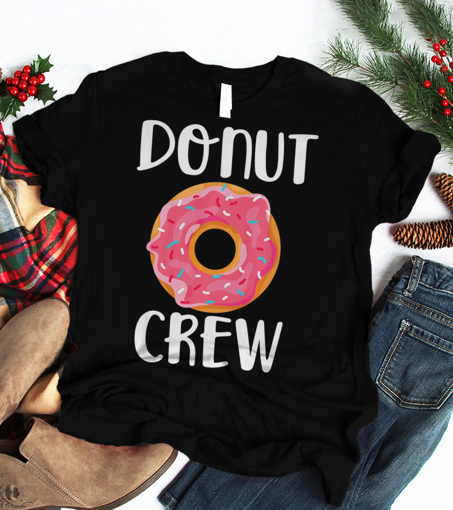 Donut Crew Doughnut Birthday Party T-Shirt