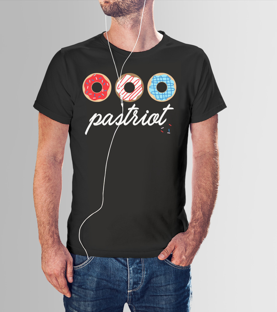 USA Pastriot Donuts Red White Blue T-Shirt