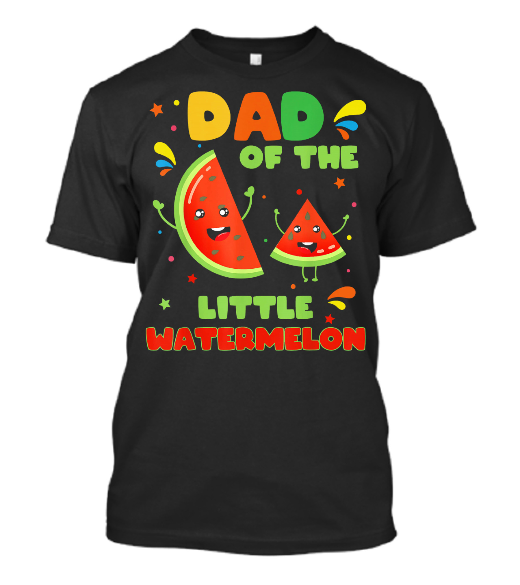 Dad Of The Little Watermelon Cute Fruit T-Shirt