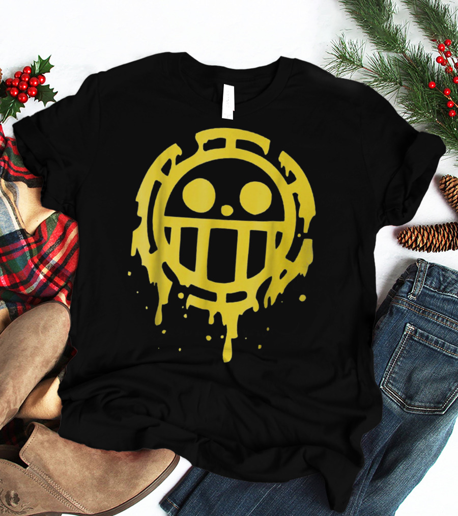 Heart Pirates Trafalgar D. Law Jolly Roger One Piece Crew T-Shirt