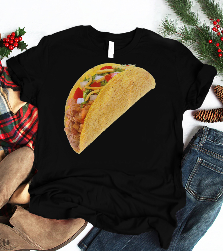 Taco Costume Mexican Food Hard Shell Taco T-Shirt