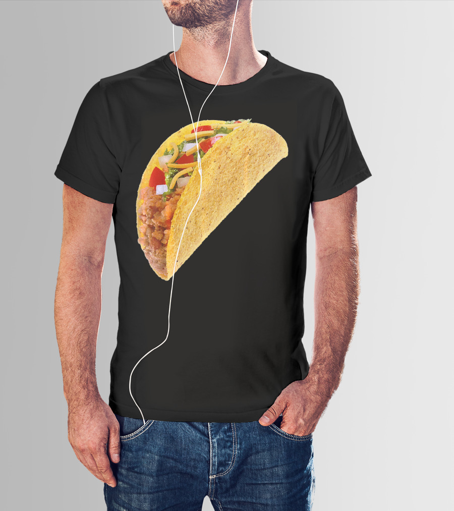 Taco Costume Mexican Food Hard Shell Taco T-Shirt
