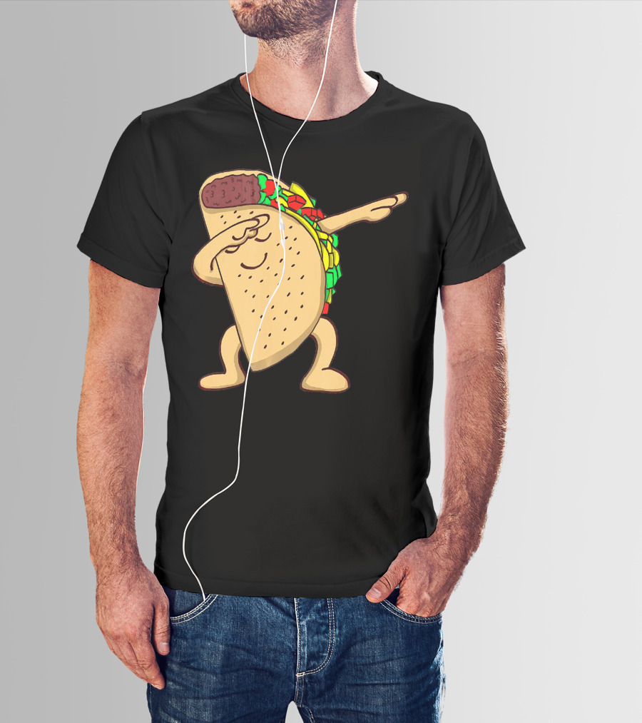 Funny Dabbing Taco Dance Pose T-Shirt