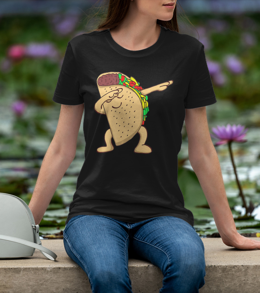 Funny Dabbing Taco Dance Pose T-Shirt