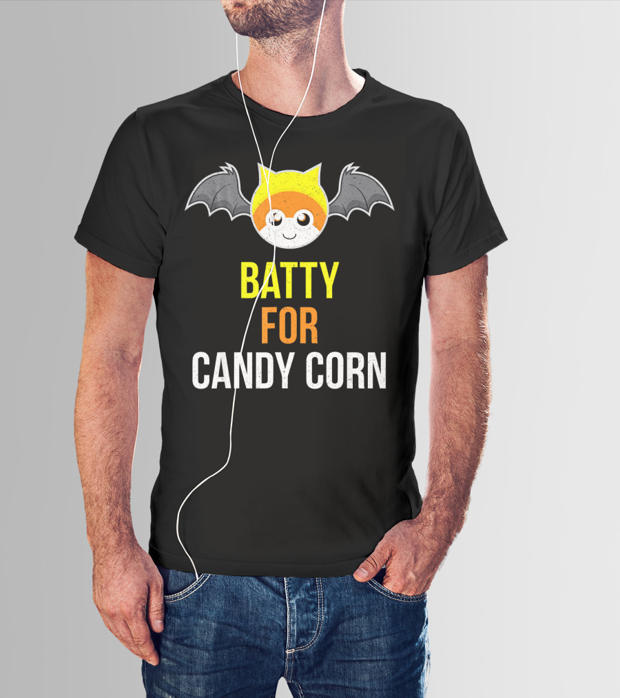 BATTY FOR CANDY CORN Adult And Youth T-Shirt