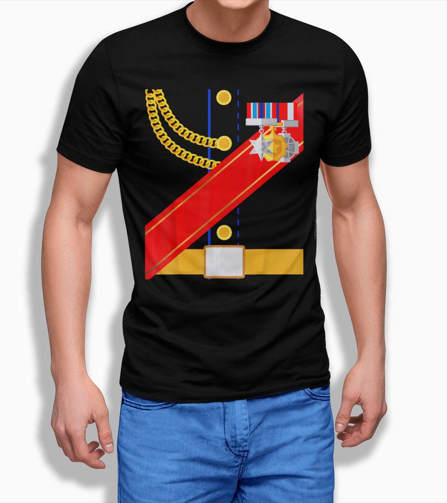 Royal Ceremony Costume DIY Prince Halloween Night Party T-Shirt