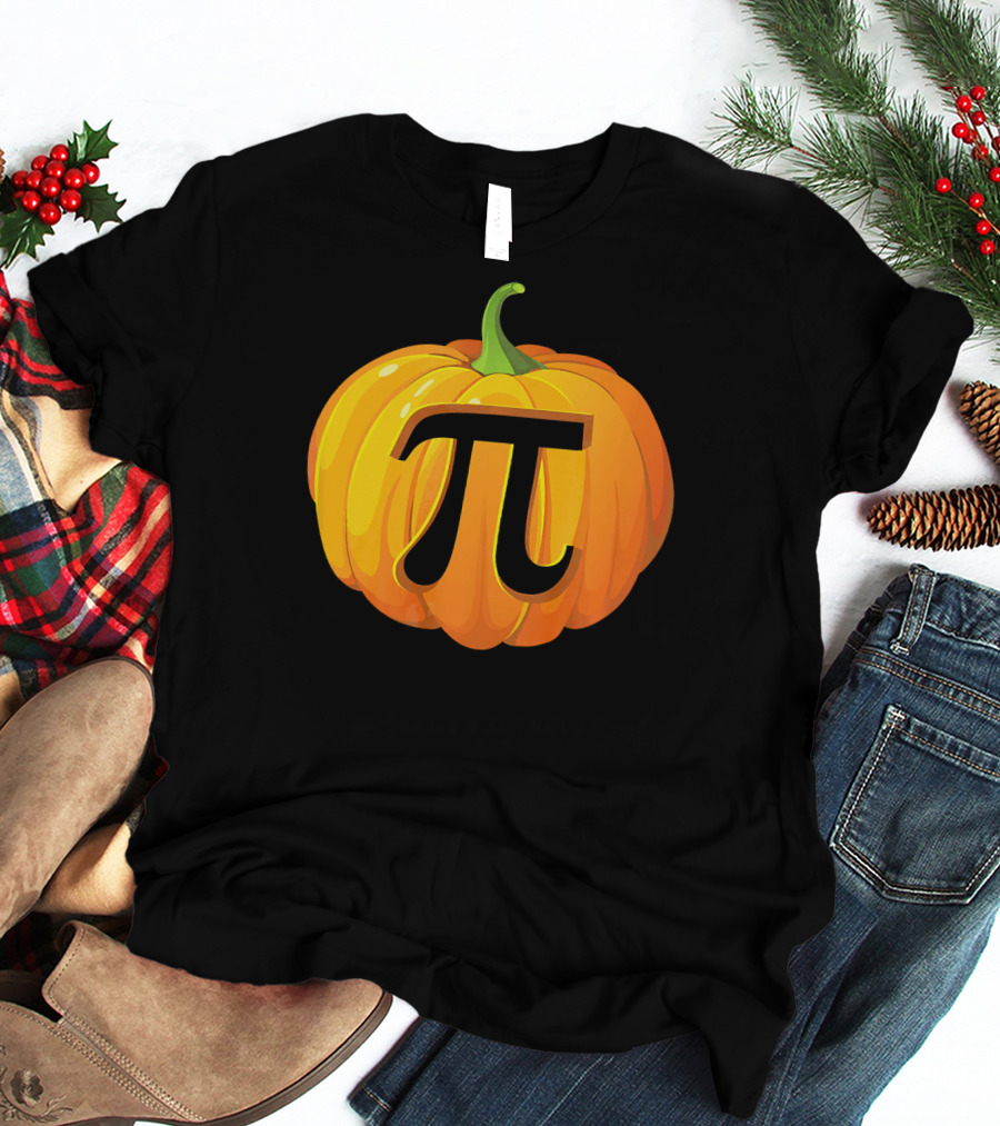 Pumpkin Pi Symbol Halloween Mashup T-Shirt