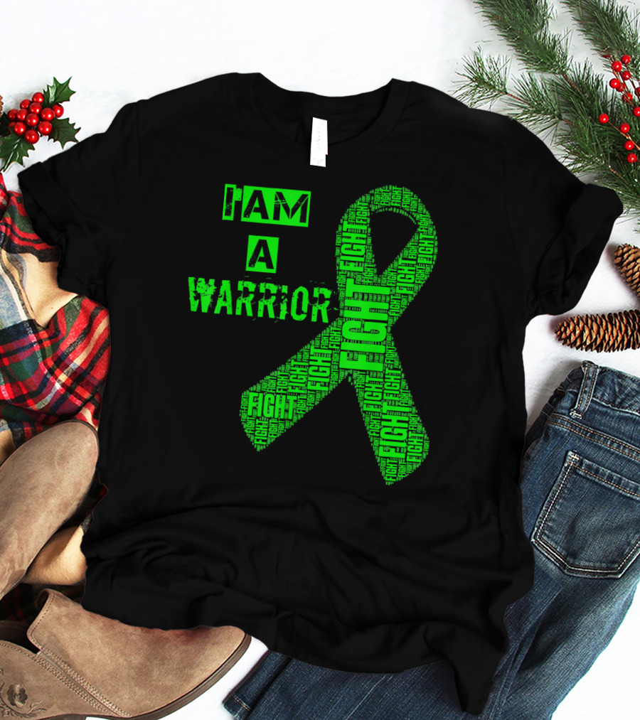I Am A Warrior Fight Lymphoma Cancer Awareness T-Shirt