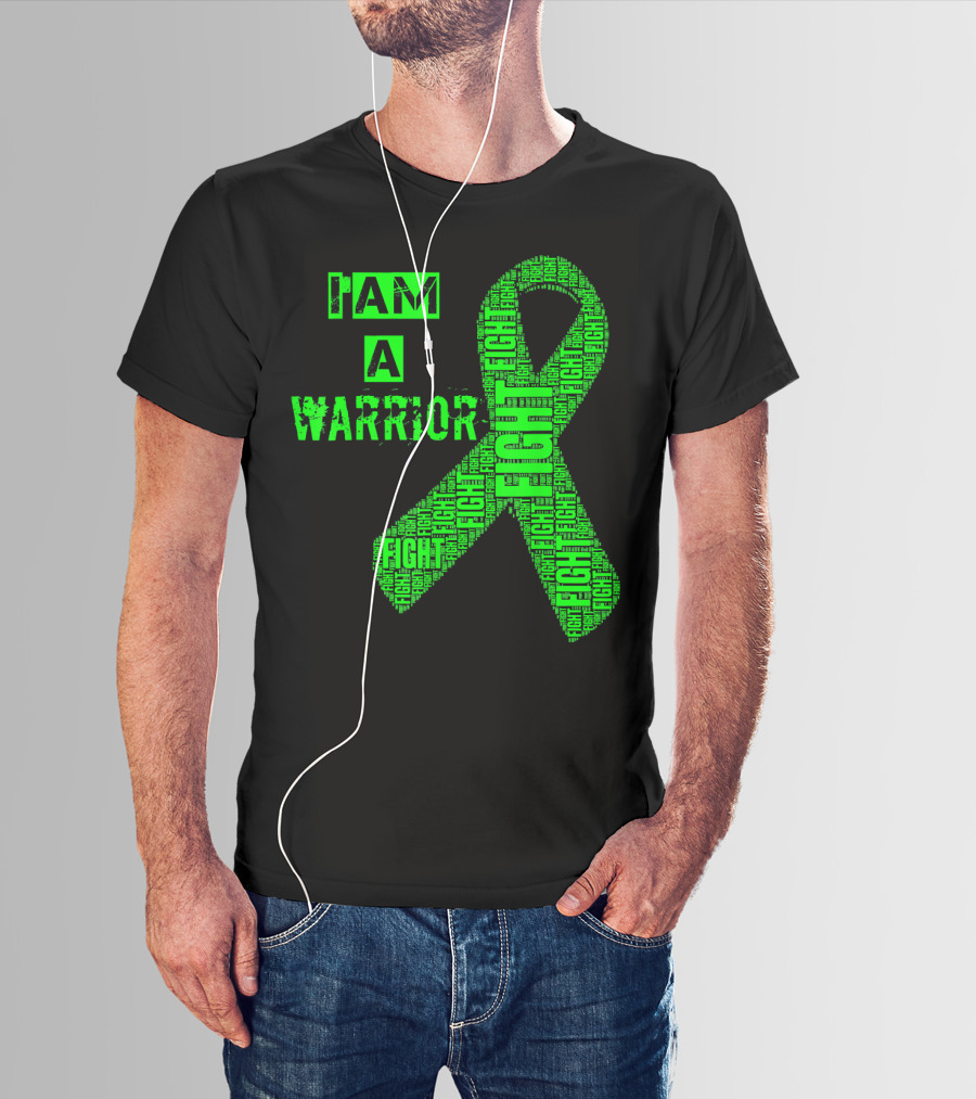 I Am A Warrior Fight Lymphoma Cancer Awareness T-Shirt