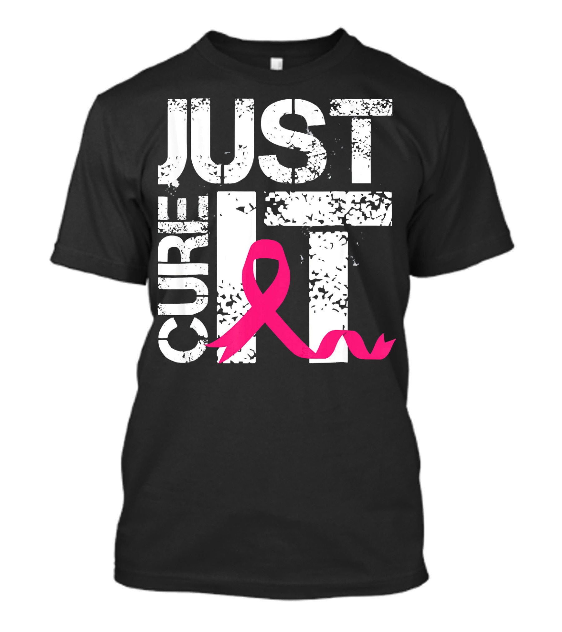 Women Just Cure It Breast Cancer Awareness Pink T-Shirt