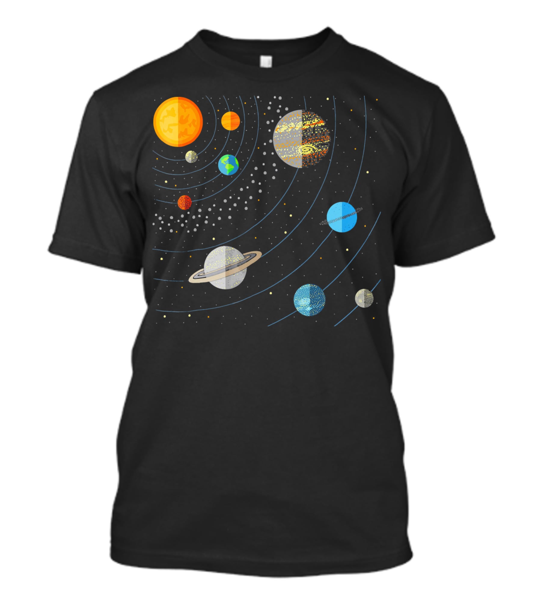 Our Solar System Science Education Planets And Orbits T-Shirt