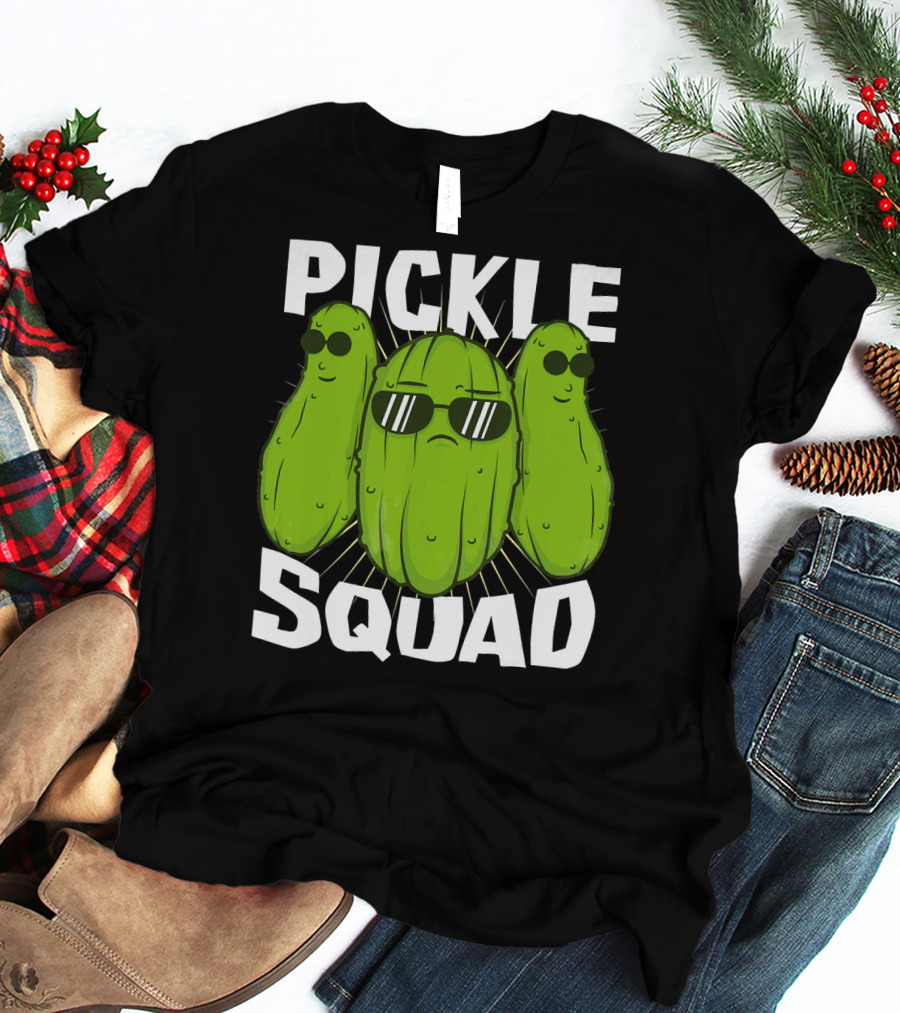 Pickle Squad Cool Sunglasses Trio T-Shirt