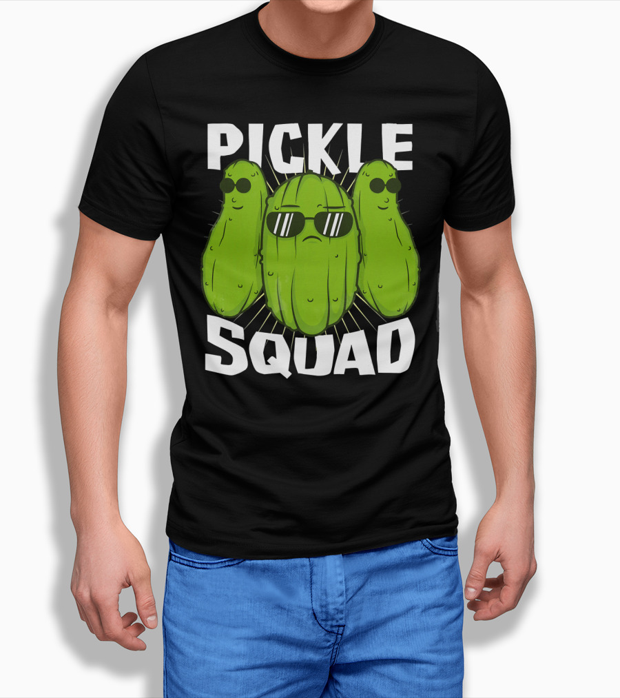 Pickle Squad Cool Sunglasses Trio T-Shirt