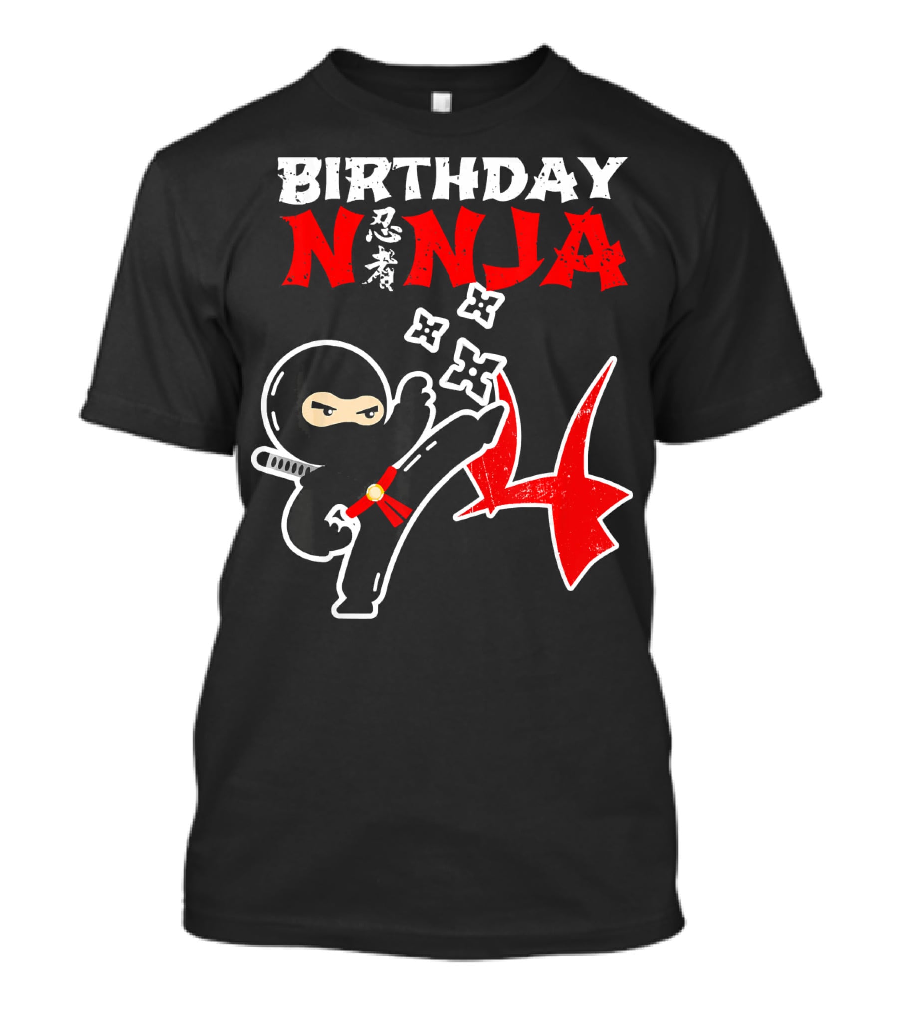 BIRTHDAY NINJA Party Supplies Kick Action T-Shirt