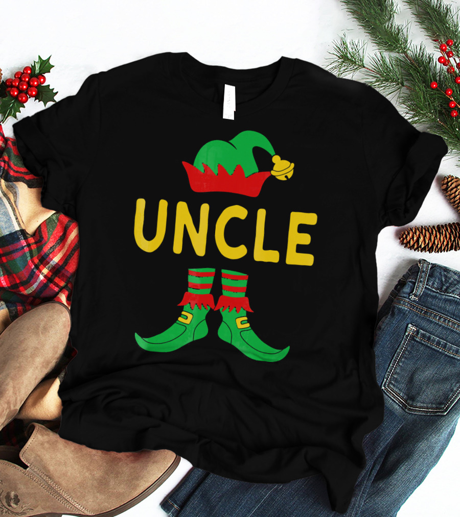 UNCLE Elf Hat And Shoes T-Shirt