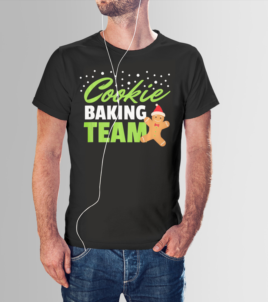 Cookie Baking Team Holi Gingerbread Christmas T-Shirt