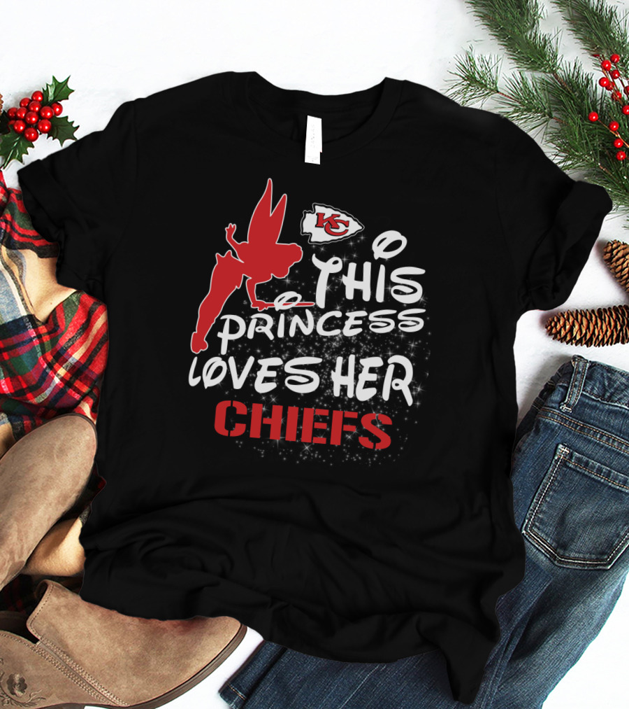 This Princess Loves Her Kansas City Chiefs T-Shirt